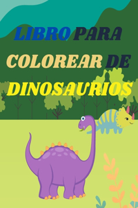 Libro para colorear de dinosaurios para niños