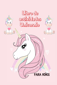 Libro de actividades Unicornio para niños