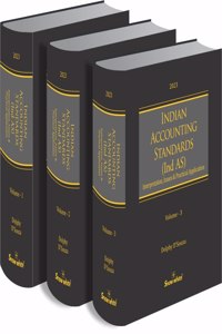 Snowwhite's Indian Accounting Standards (Ind AS) - Interpretation , Issues & Practical Application - Set of 3 Volumes - 2023 Edition