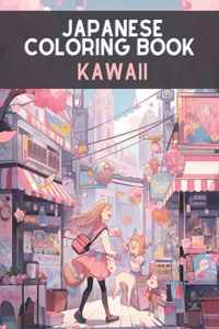 Kawaii Japanese Coloring Book