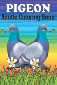 Pigeon Adults Coloring Book