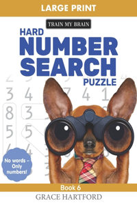 Hard Number Search Puzzle (Book 6)