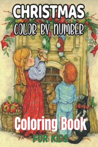 Christmas Color By Number Coloring Book For Kids