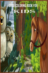 horse coloring book for kids