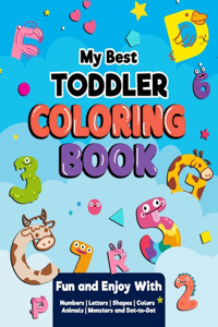 My Best Toddler Coloring Book