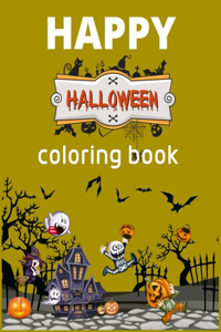 Happy Halloween Coloring Book
