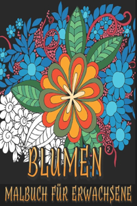 Blumen Malbuch für Erwachsene