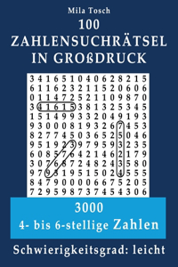 100 Zahlensuchrätsel in Großdruck