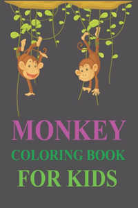 Monkey Coloring Book For Kids