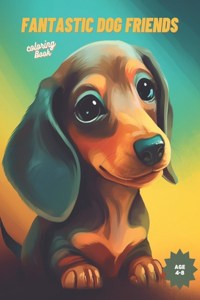 Fantastic Dog Friends Coloring Book
