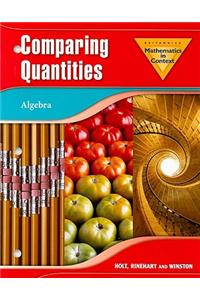 Mathematics in Context: Comparing Quantities: Algebra