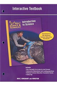 Holt Science & Technology Introduction to Science: Interactive Textbook