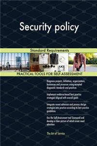 Security policy Standard Requirements