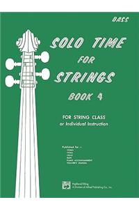 Solo Time for Strings, Book 4
