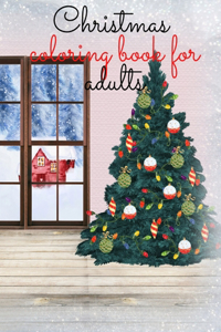 Christmas coloring book for adults