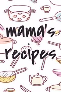 Mama's Recipes collection of recipes from my family kitchen
