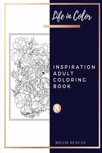 INSPIRATION ADULT COLORING BOOK (Book 8)