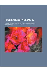 Publications (Volume 80)