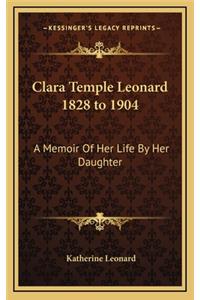 Clara Temple Leonard 1828 to 1904