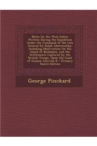 Notes on the West Indies