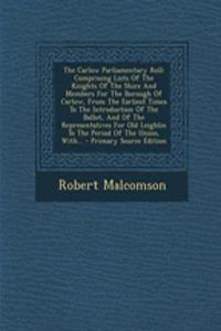 The Carlow Parliamentary Roll