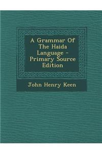 A Grammar of the Haida Language