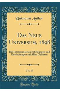 Das Neue Universum, 1898, Vol. 19