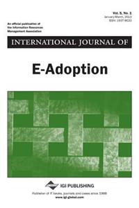 International Journal of E-Adoption, Vol 5 ISS 1