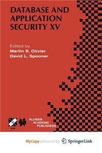 Database and Application Security XV