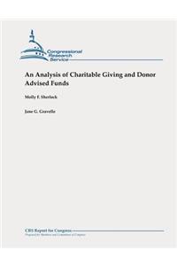 Analysis of Charitable Giving and Donor Advised Funds