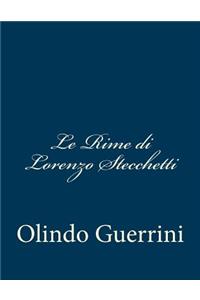Le Rime di Lorenzo Stecchetti