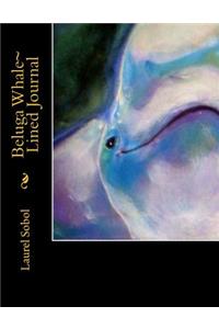 Beluga Whale Lined Journal
