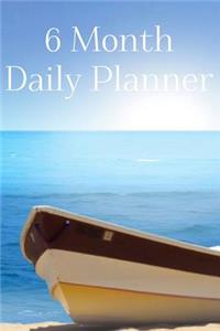 6 Month Daily Planner Beach