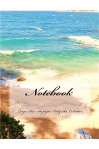Notebook - Large Size - 100 pages - Only Sea Collection