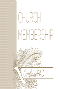 Church Membership Certificate Pad (26 Count)
