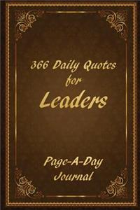 366 Daily Quotes for Leaders - Page-A-Day Journal