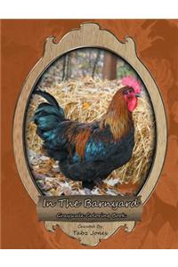In the Barnyard Grayscale Coloring Book