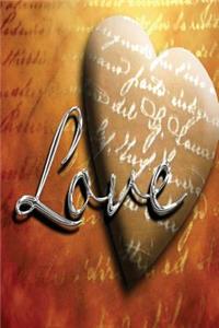 Wedding Journal Love Letter Heart