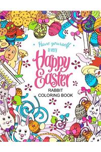 Easter Rabbit coloring book
