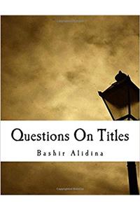 Questions on Titles