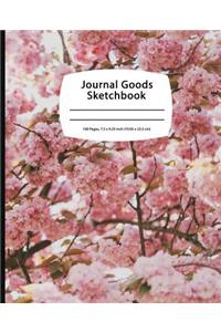 Journal Goods Sketchbook - Cherry Blossom