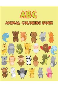 Abc Animal Coloring Book