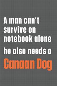 A man can't survive on notebook alone he also needs a Canaan Dog