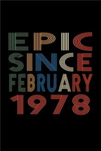 Epic Since February 1978