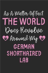 As A Matter Of Fact The World Does Revolve Around My German Shorthaired Lab