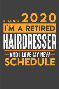 Planner 2020 for retired HAIRDRESSER