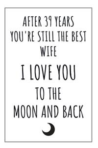 39 Year Anniversary Journal