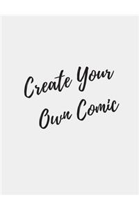 Create Your Own Comic Notebook Journal