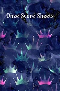 Onze Score Sheets