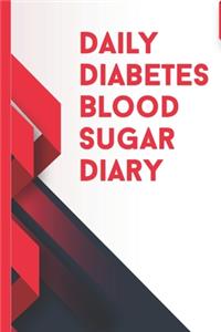 Daily Diabetes Blood Sugar Diary
